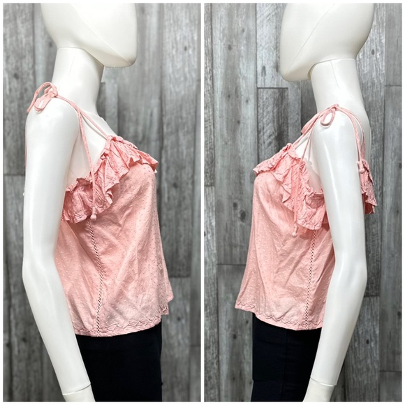 Tularosa Marty Pink Swiss Dot Crop Top [2004] - Picture 7 of 10